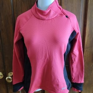 Avalanche Sz M One Zip Pocket, Zipper Neck, Thumb Holes P2P 20 L 17